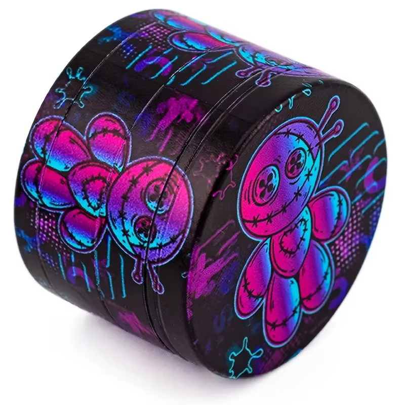 Durable Plastics Fine Craftsmanship One-Hand Operation Efficient Grinding Handheld Cigarette Grinder