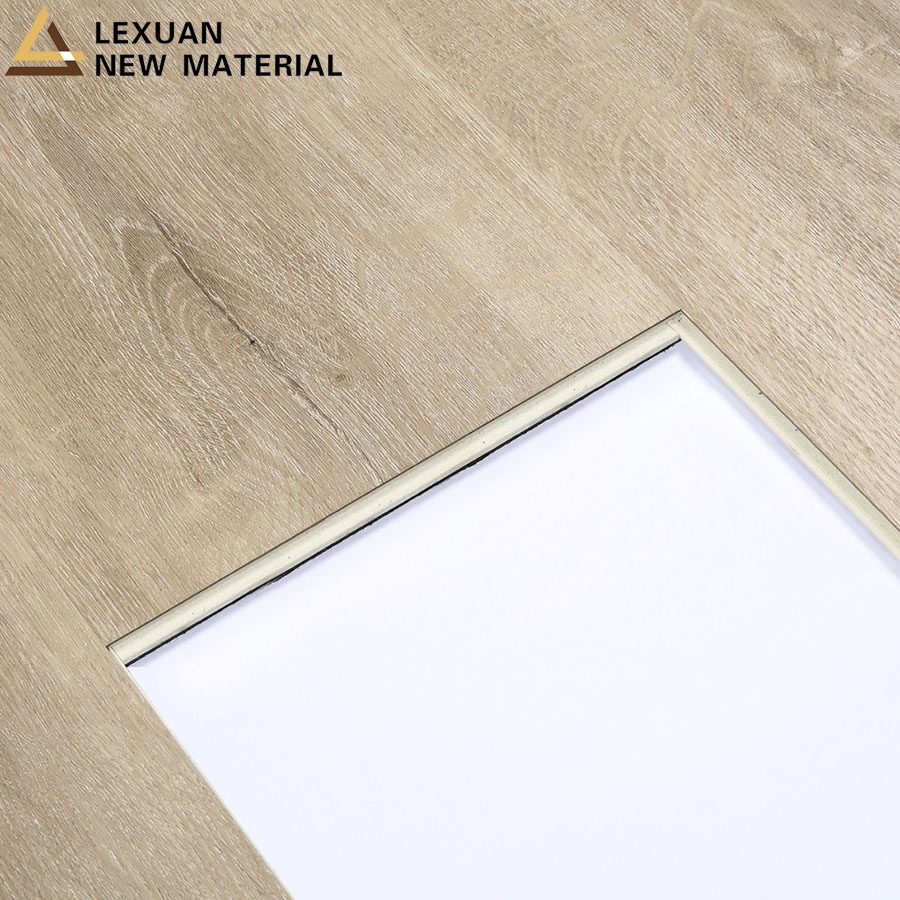 Водостойкий SPC ламинат Click Lock, серый, с подложкой