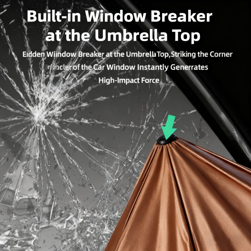 Титановое зонтик-автомат с защитой от солнца и УФ