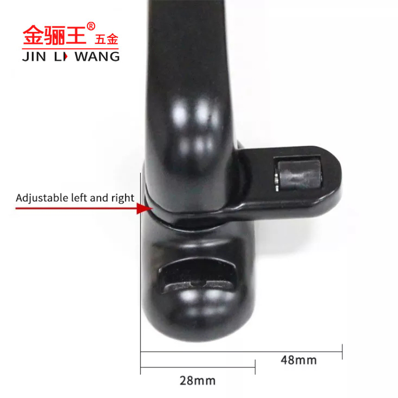 Polular Window Hardware Single Point Handle 7 Shape Aluminium Alloy Casement Window Handle