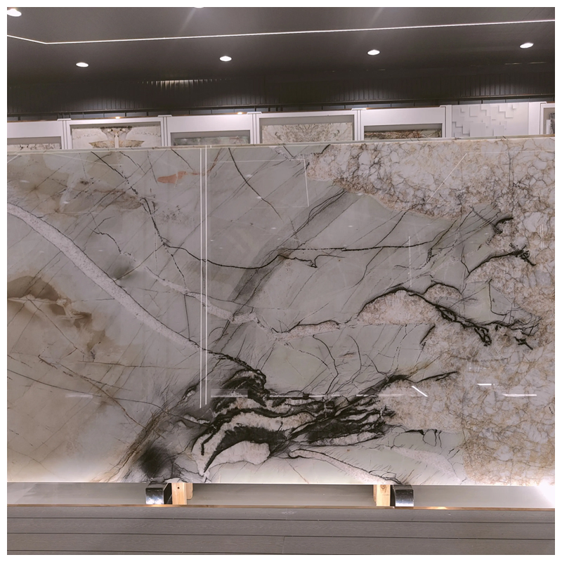 Brazilian Luxury Cristallo Tiffany Exotic Quartzite Slabs