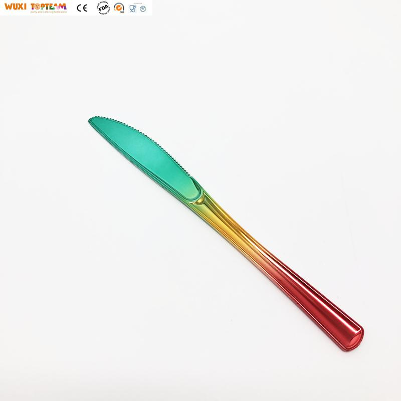 Vibrant Heavy Duty Plastic Cutlery Set for Weddings