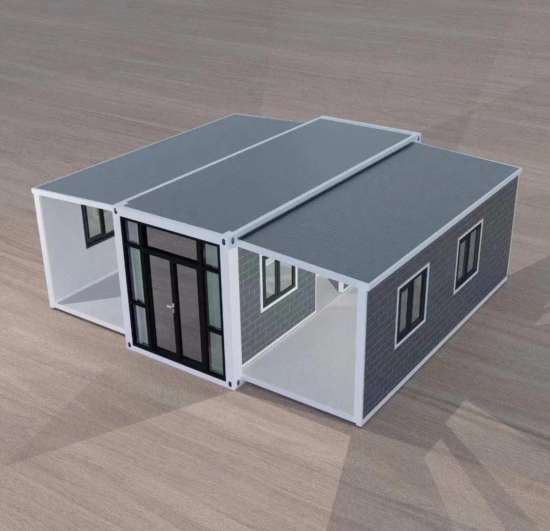 CE ISO Certification Workshop Office Prefabricated Container House Low-Cost and High-Quality Steel Structure Folding Container House Foldable Container House Ex
