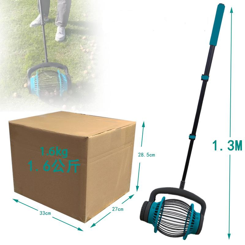 New Design Garden Fruit Picker Nuts Golf Balls Easy Collector with Telescopic Lightweight Alu Pole