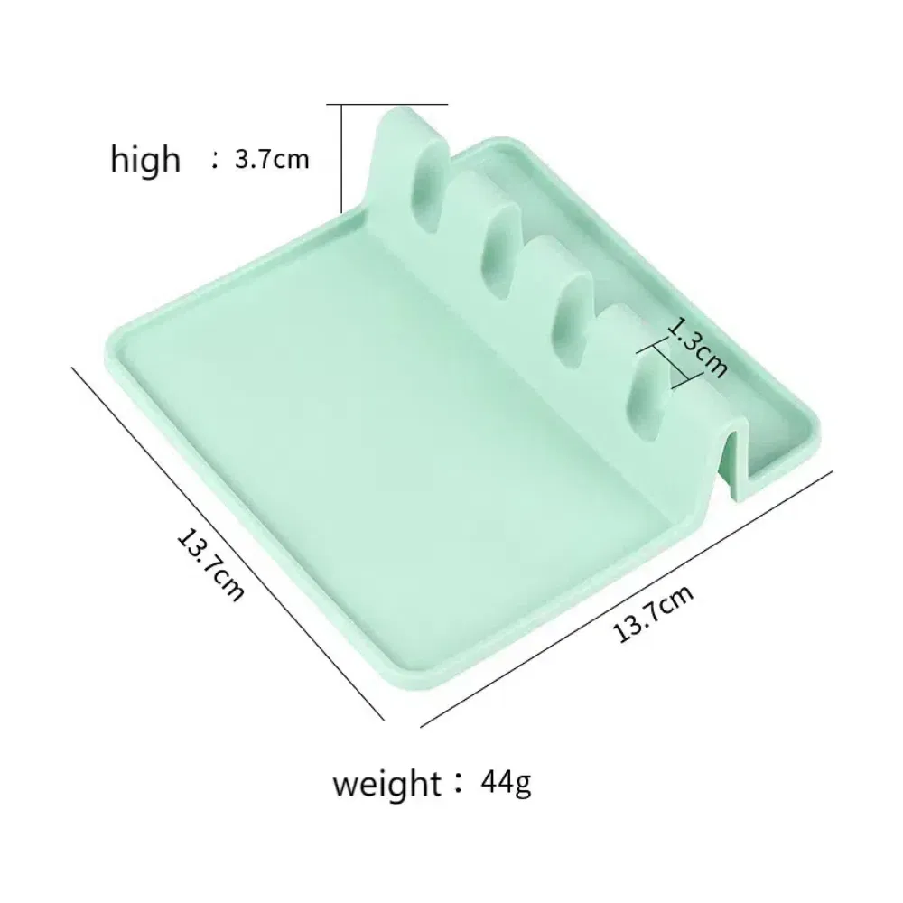 Wholesale Silicone 4-Slot Grid Utensil Rests Kitchen Holder Storage Kitchen Rack