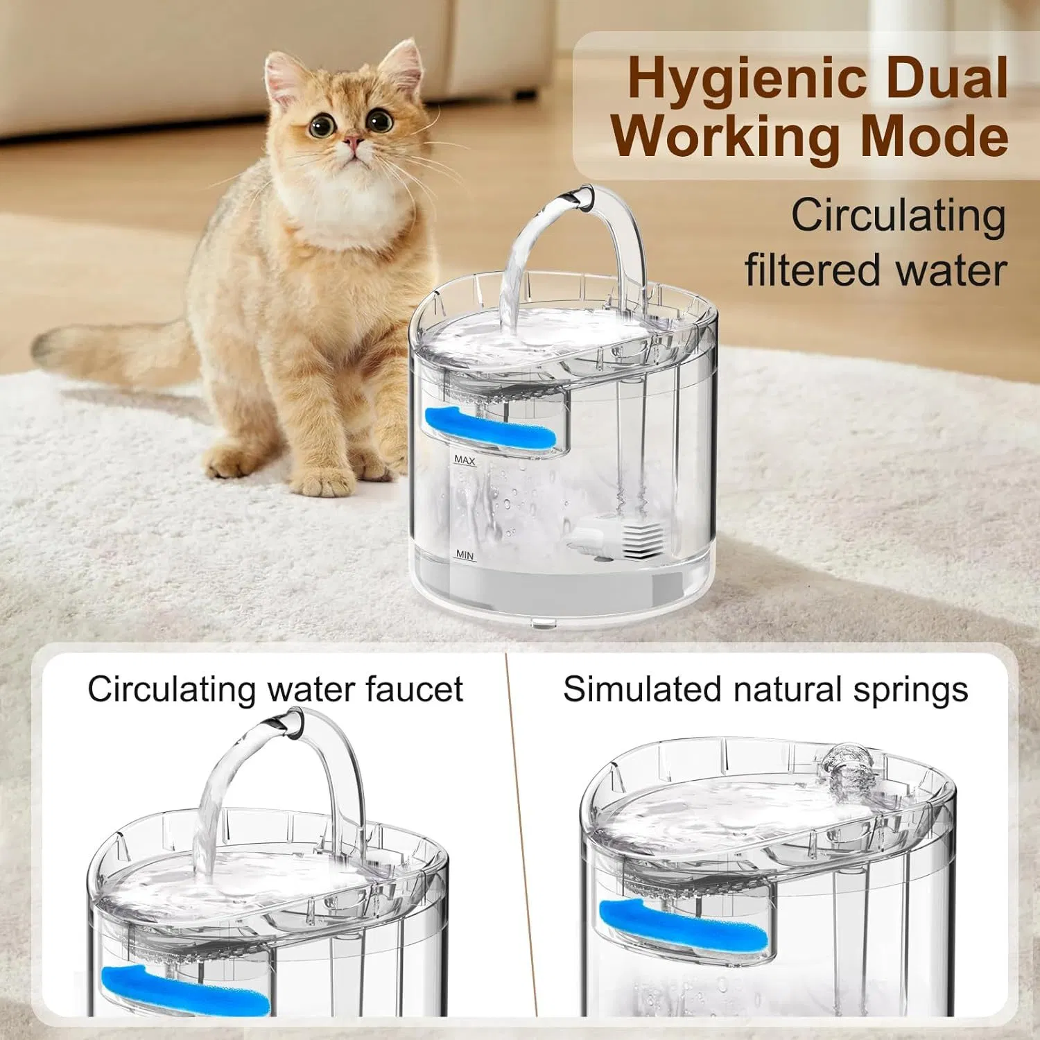 Automatic Cat Drinking Fountain with Smart Temperature Regulation System