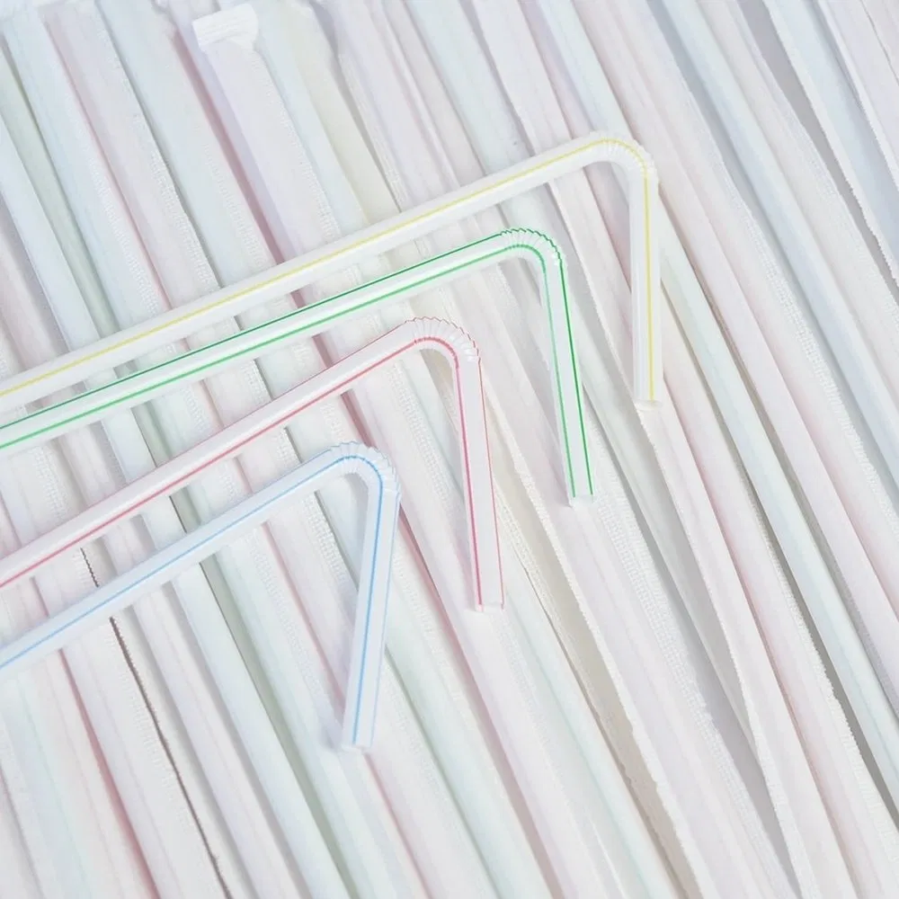 Food Grade OEM Custom Colored Plastic Compostable Drinking Straws