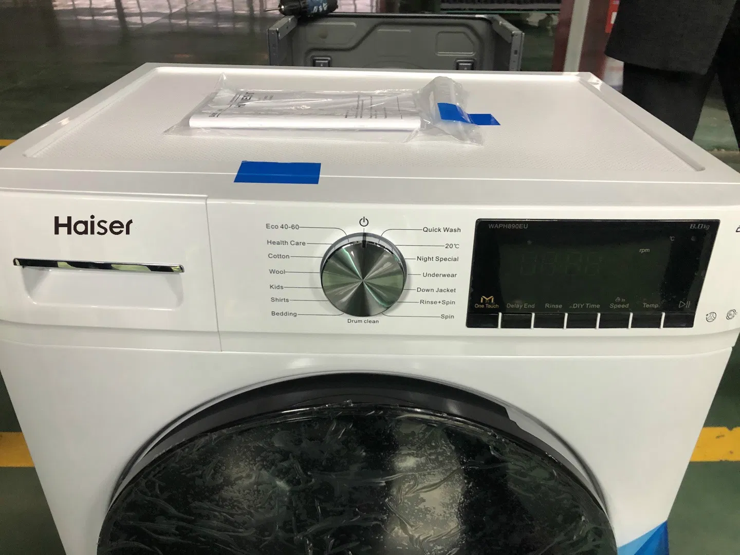 Front Loading Automatic Laundry Ozone Disinfect Washing Machine