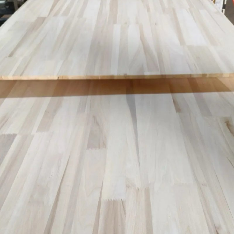 Natural Solid Paulownia Lumber Wooden Finger Jointed Board