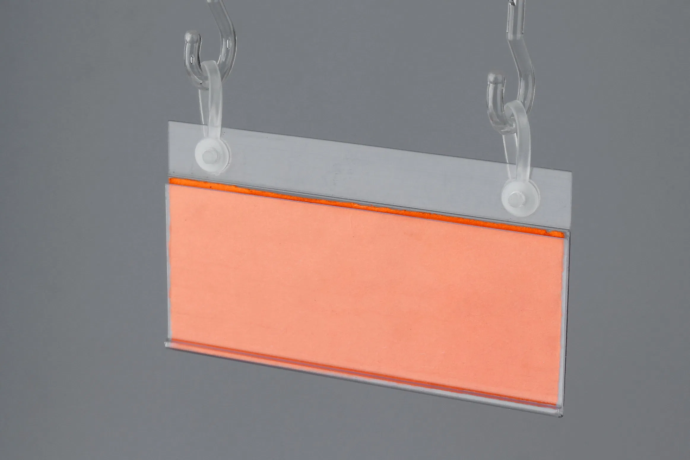 PVC Hanging Display Supermarket Retail Stores Shelf Clip Strip