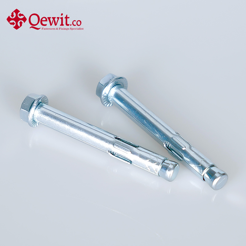 Fixing Steel Sleeve Anchors Gr. 4.8 Hex Flange Nut Type/Countersunk Head Anchors/Hexagon Anchors/Hex Flange Anchors