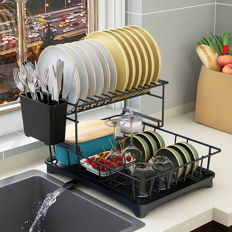 Versatile Kitchen Dish Rack and Drainer for Efficient Drying