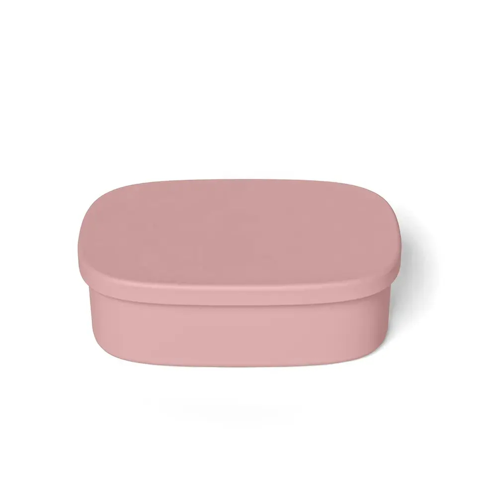 Collapsible Silicone Food Storage Container for Convenient Lunch Packing