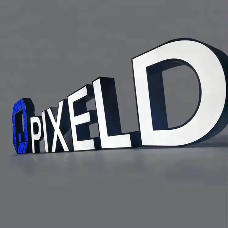 Outdoor 3D Backlit Illuminated Custom Wall Logo Sign Channel Letters Wholesale