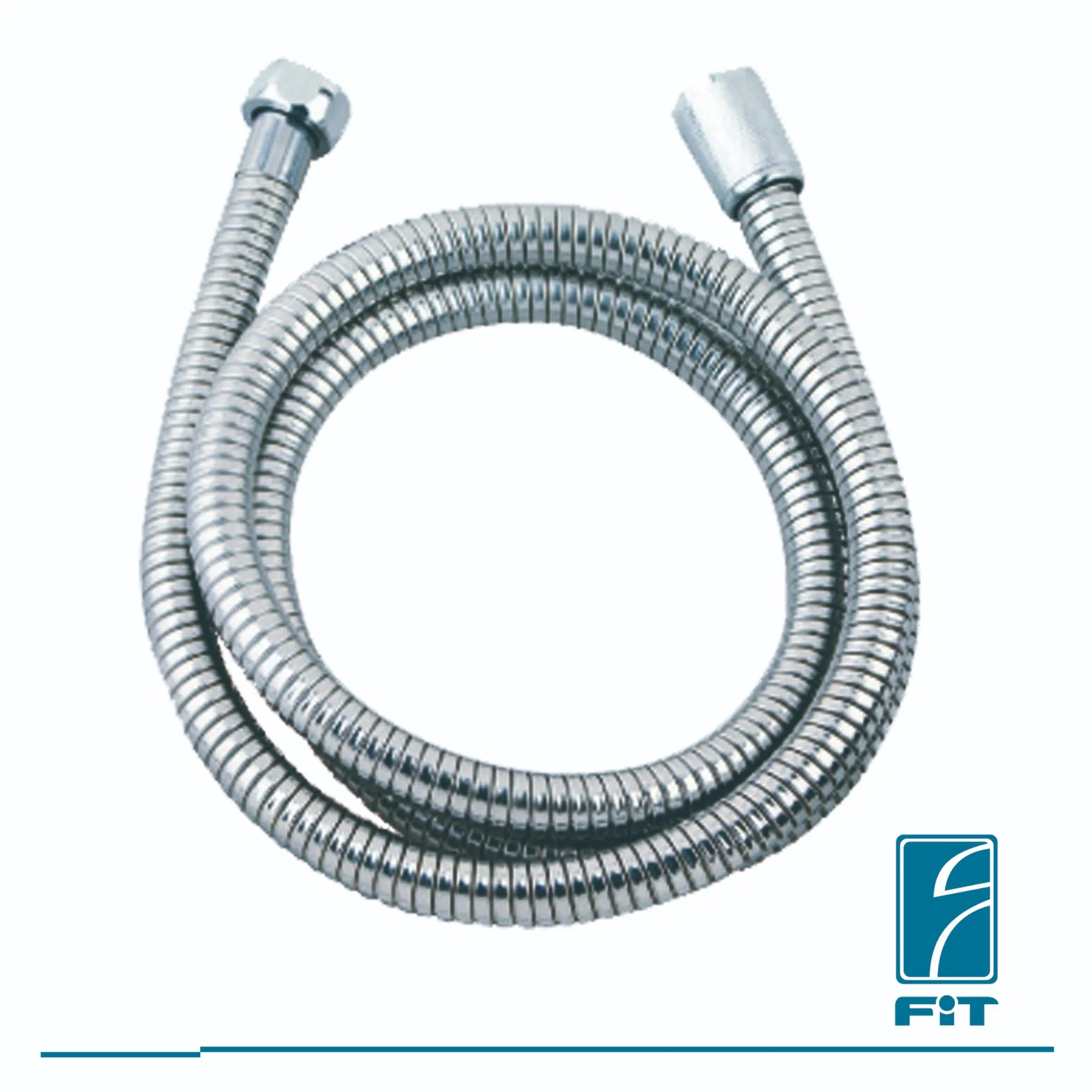 Factory Stainless Steel Brushed Chrome PVC EPDM Flexible Pipe Tube Shower Hose