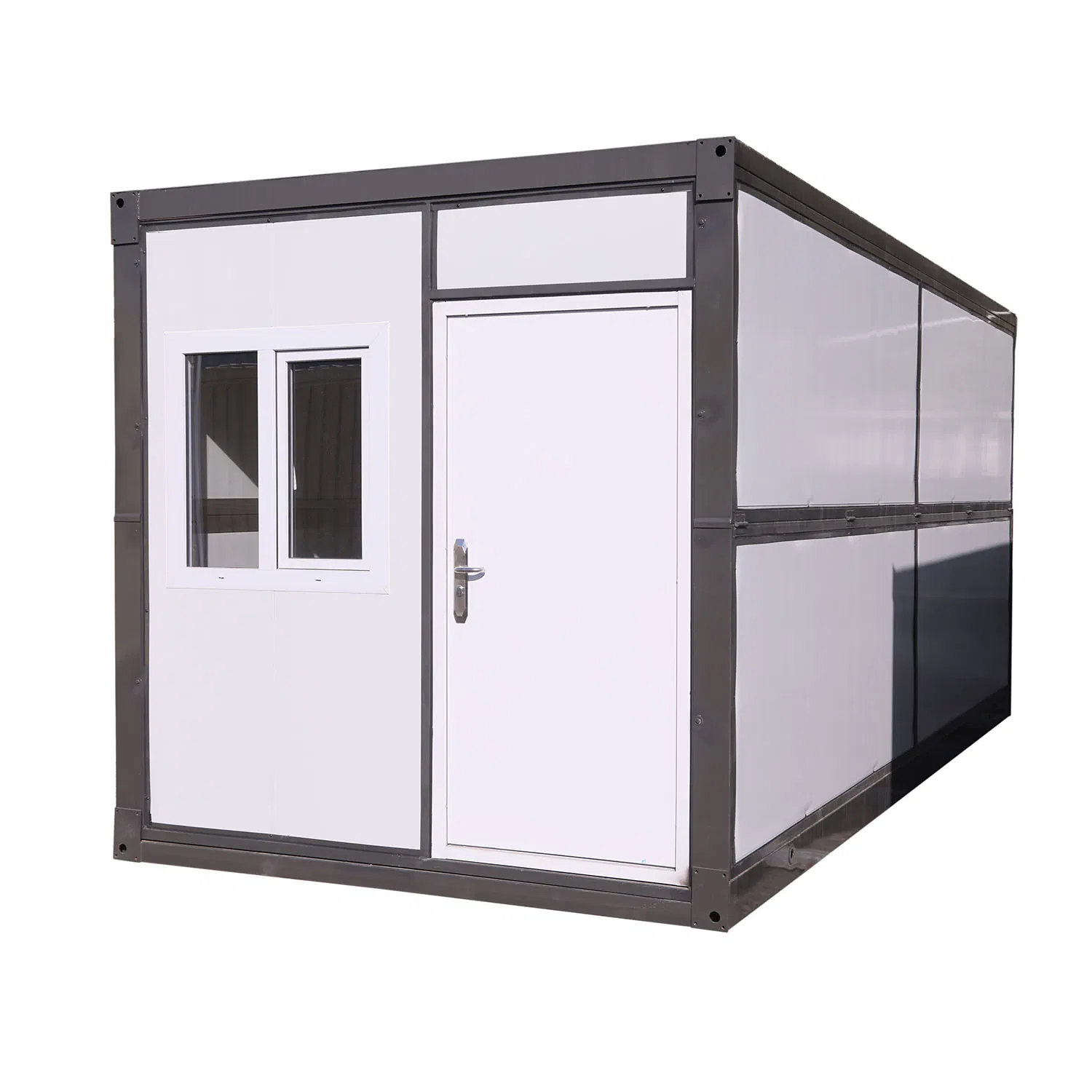 Fast Build Prefab House 20FT 40FT Modular Folding Container House Foldable Small Tiny Container House Home Office Prefab Houses Mobile Home Portable House
