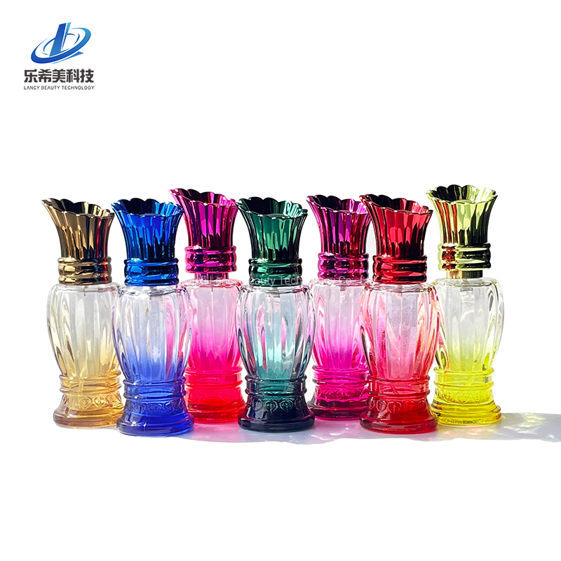 100ml Perfume Glass Bottle Cosmetic Glass Packaging Stealing Cap with Sprayer Empty Bottle