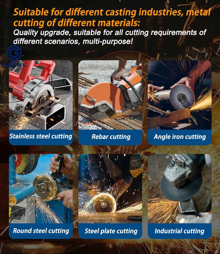 Отрезной круг 107x12x16 мм для резки металла