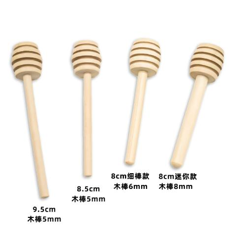 Wooden Honey Dippers Sticks Camping Classic Wooden Spoon for Honey Perfect Handmade