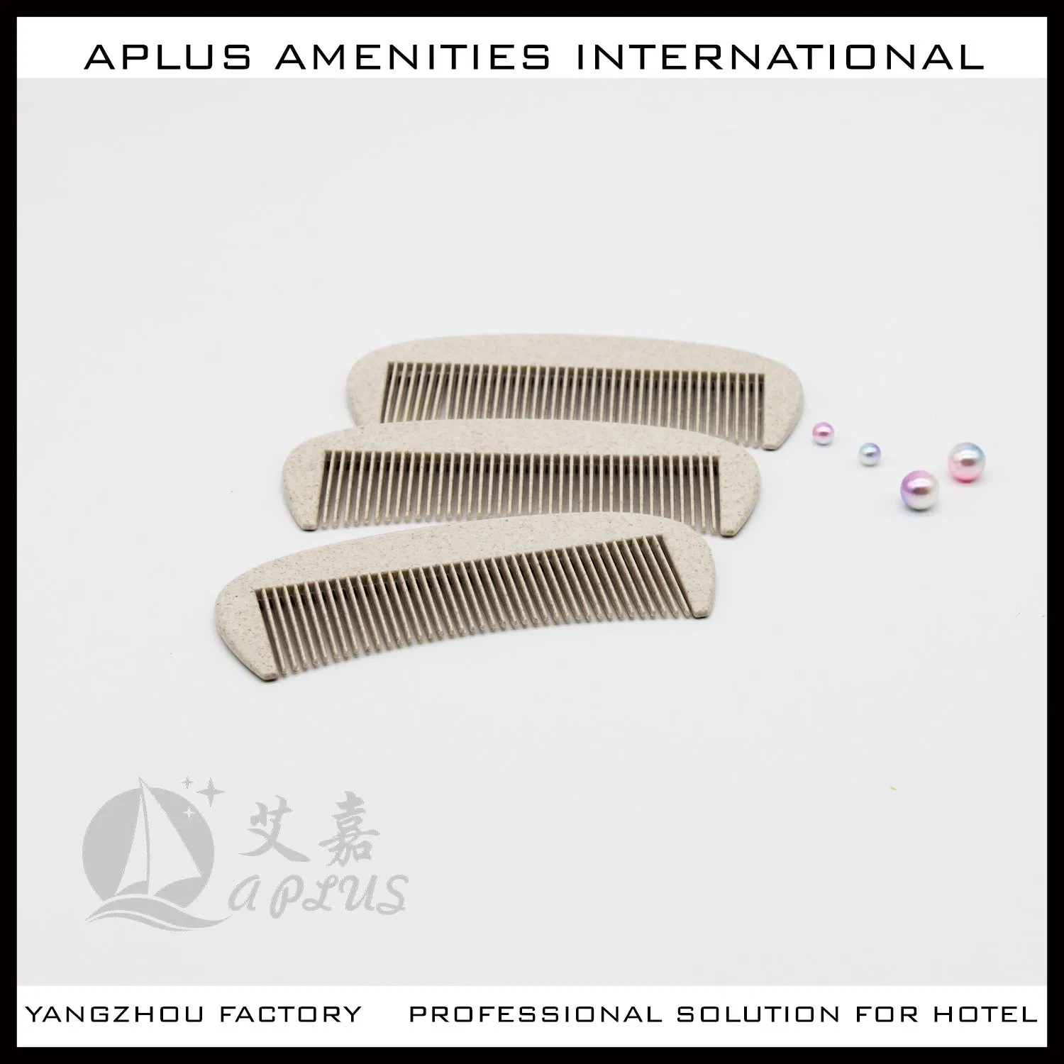 Aplus Wholesale Hotel Hair Comb with Customized Logo 07