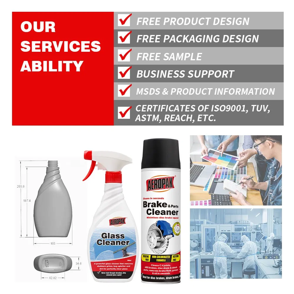 Aeropak 500ml Bottle Leather Care Products Supplier Car Leather Sofa Care Restoration Protectant Spray Leather Care Conditioner