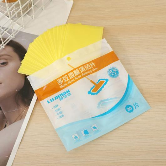 Multi Effect Household Floor Cleaning Slice Eco-Friendly Disposable Dissolved Floor Cleaning Detergent Sheets