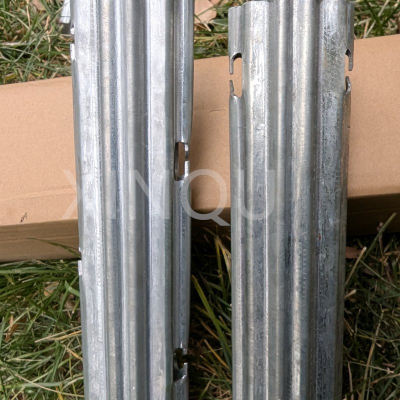 Strong Vineyard Metal Post for Grape Trellis, Galvanized Steel End Post for Vineyard Structure Support