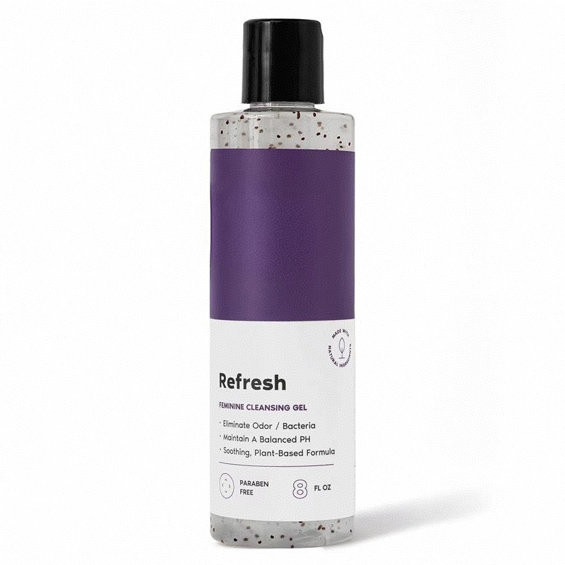 Refresh Natural Female Antimicrobial Intimate Lotion Care Gel Strict Selection pH Balancing Feminine Body Wash