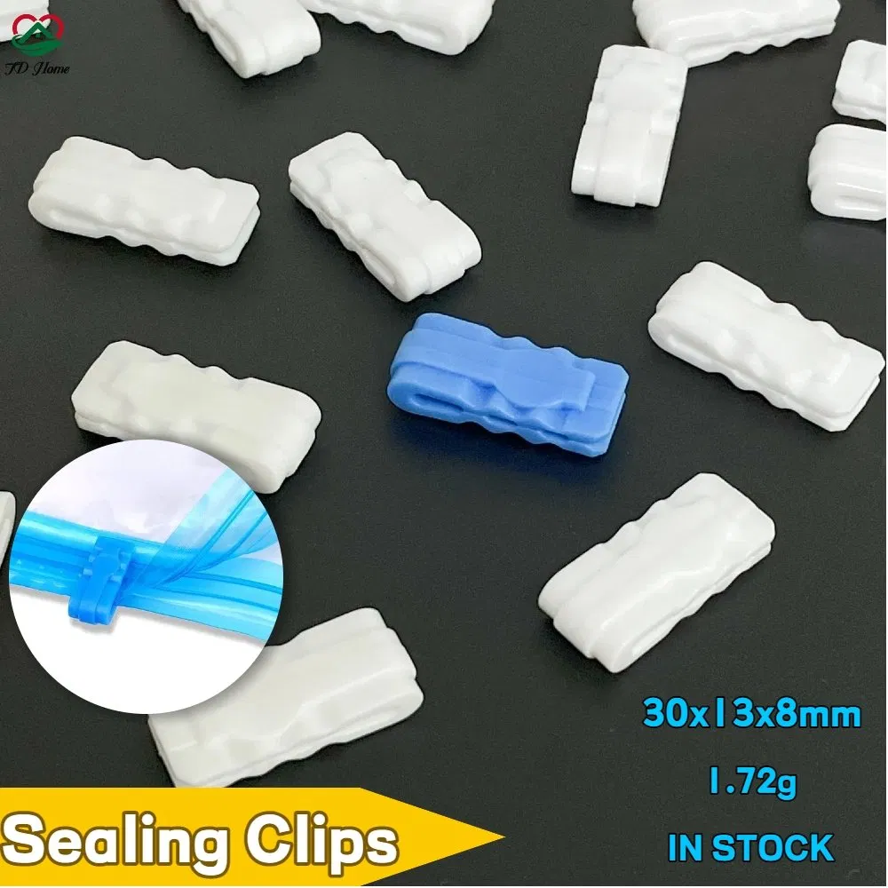 Wholesale Pape Plastic Slider Sealing Clips for Vacuum Bags 30mm