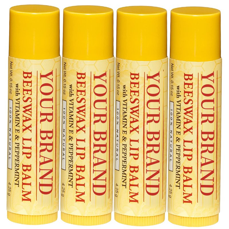 Private Label Wholesale 4 Colors Vegan Fruity Smell Moisturizing Fruity Natural Lip Balm