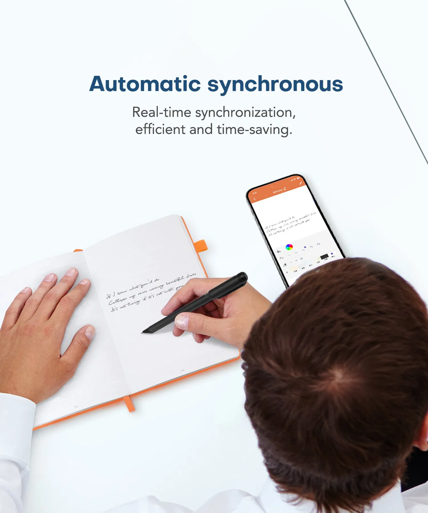 Hampo Bluetooth Writing Pen Synchronization Electronic Stylus Smart Writing Set