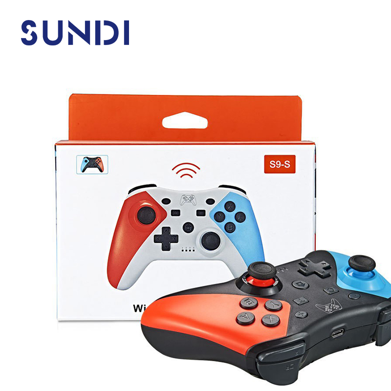 New Gaming Handle Dual Vibration Six Axis 2.4G Wireless Bt Joysticks Game Controller for Switch