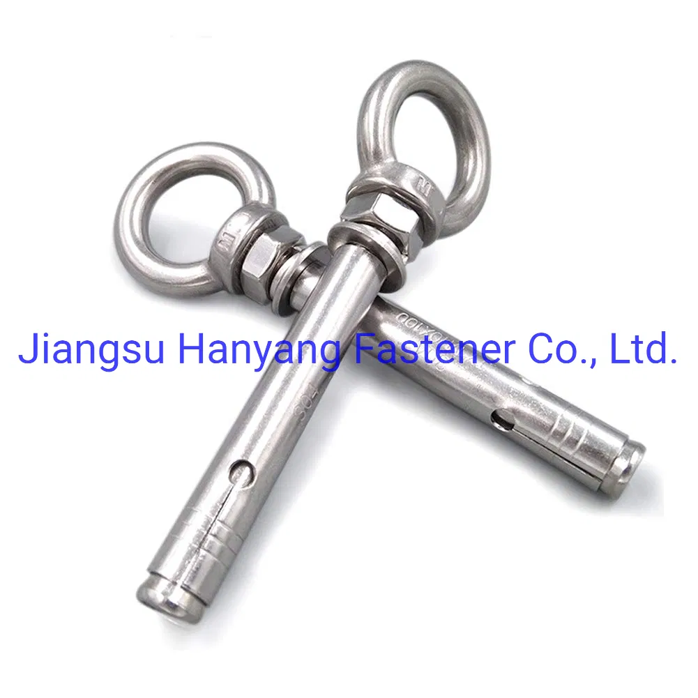 Eyebolt Stainless Steel Wall Concrete Brick Anchor Expansion Ring Screw
