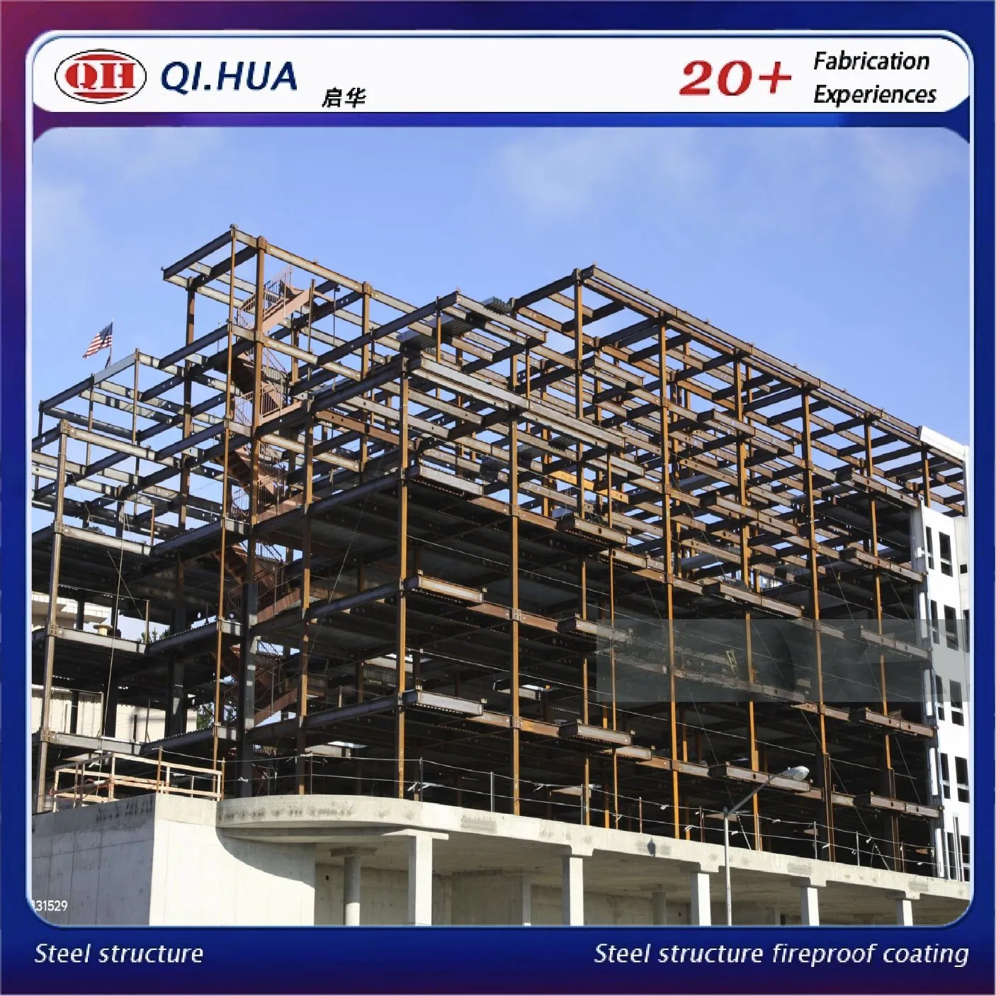 Durable Multi-Storey Steel Structure Buildings for Commercial Use