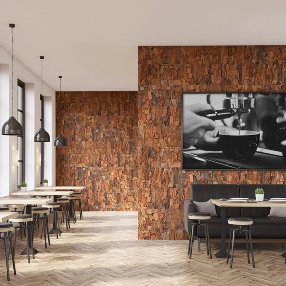 Decorative Wood Cork Acoustic Panel for Interior Wall