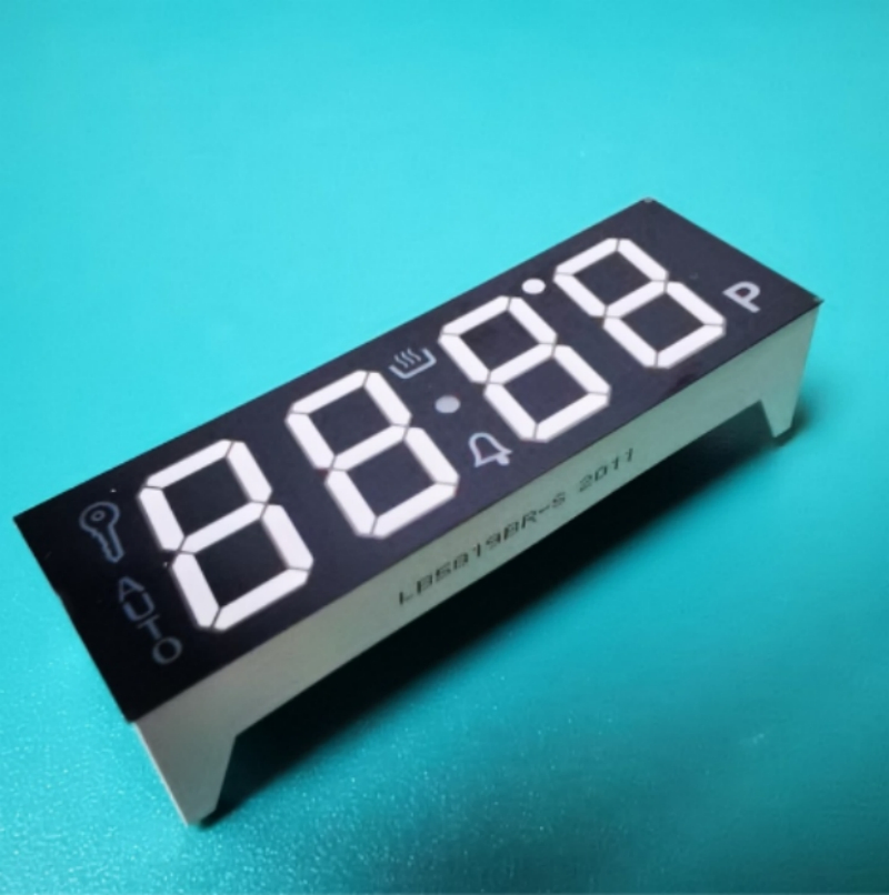 Ultra Bright Red 4 Digit 7 Segment LED Display for Clarity