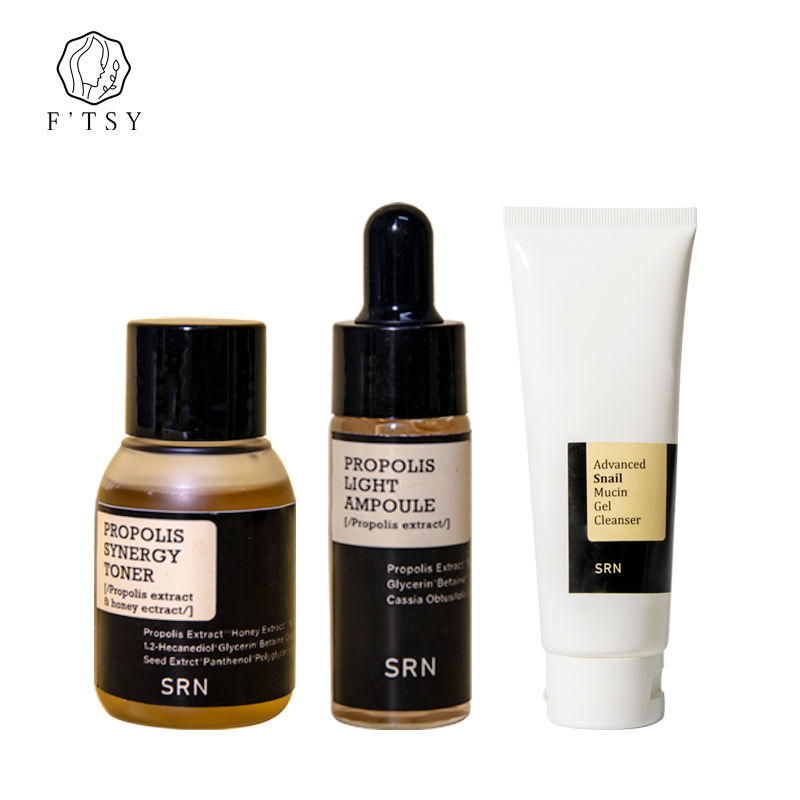 OEM Propolis Ampoule Serum Vitamin C Hyaluronic Acid Whitening Vegan Niacinamide Serum
