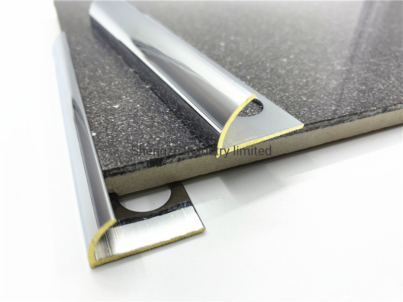 Wall Curved Edge Strip Corner PVC Tile Trim Aluminum Floor Wall Panel Trim Tile Trim