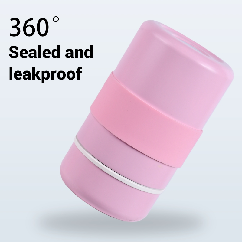 400ml BPA - Free Portable Insulated Food Jar with Built-in Spoon and Cool-Touch Outer Shell