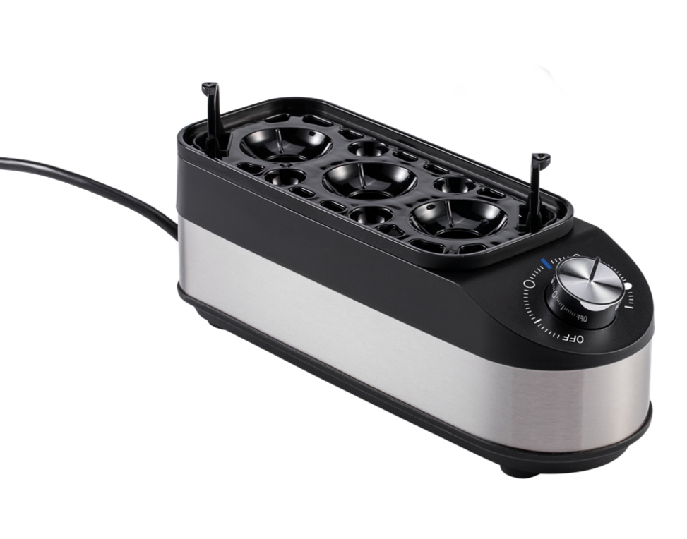 Electric Egg Cooker with Transparent Lid for Household with Timer. Anti-Dry.