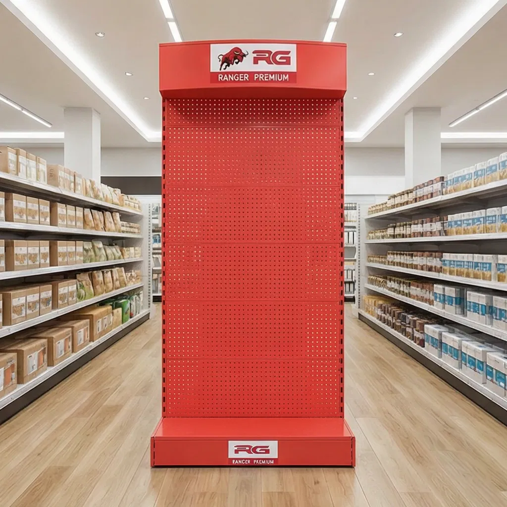 Mingtang Tool Shop Hanging Shelf Metal Pegboard Stand Hardware Display Rack