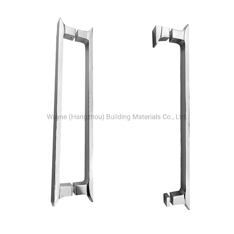 Bathroom H Shape Handle Stainless Steel Shower Room Sliding Glass Door Handle Shower Room Push Pull Glass Door Handle Vsh2112