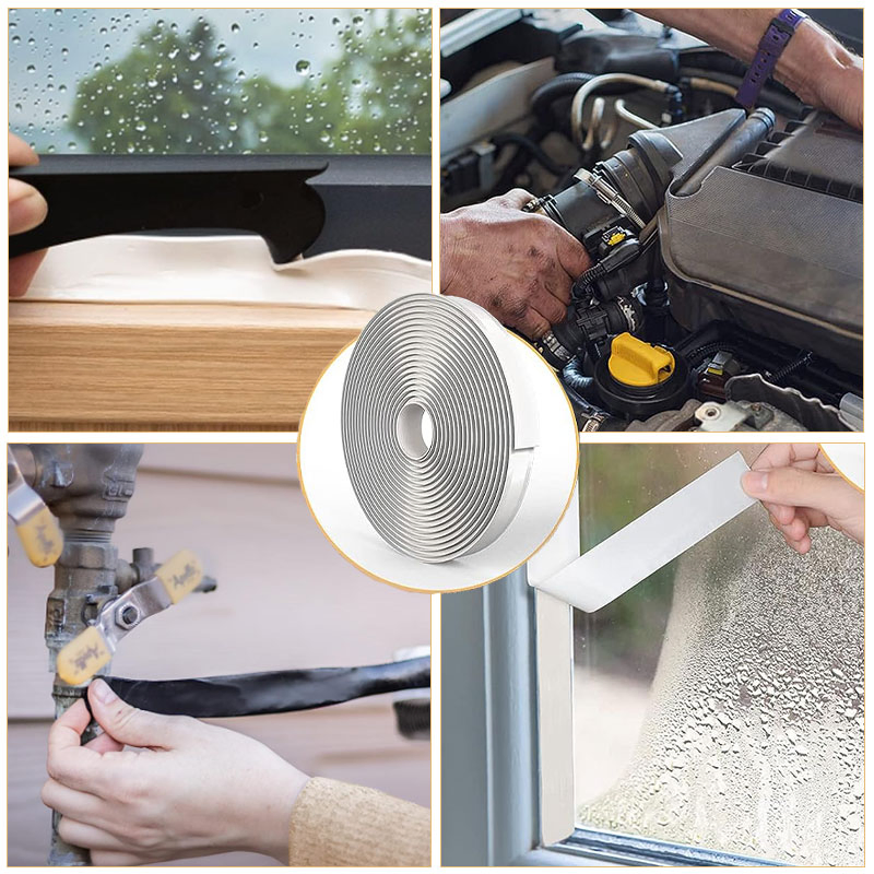 Amazon Prime Mastic Butyl Rubber Tape Black Grey Color for Car Sealing