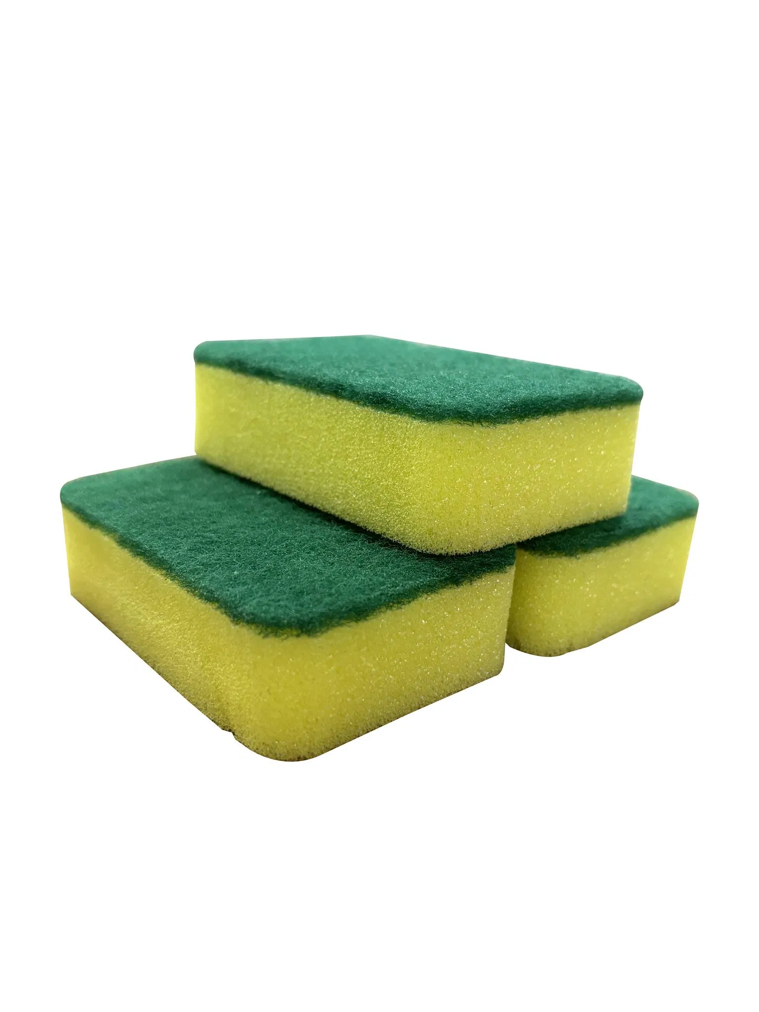 Kitchen Cleaning Cloth Abrasive Green Scourer Pad 200*100 in Bulk Packing