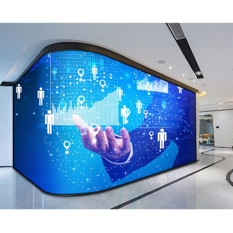 1242X2208 High-Resolution Flexible LED Display Customizable P2 to P4 Pixel Pitch for Seamless Curved Video Walls & Architectural Displays