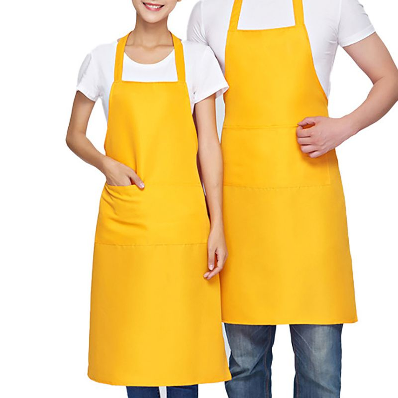 Wholesale Custom Made Uniform Promotion Blank Bib Kitchen Resterant Waiter Apron