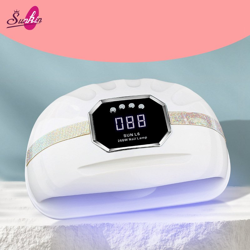 New Double-Hands LED Nail Lamp 268W Fast Drying Nail UV Lamp