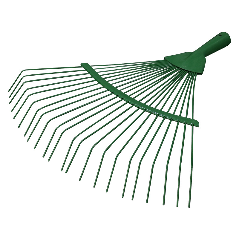 22-Tine Steel Garden Rake for Leaves, Debris & Soil Loosening – Heavy Duty Lawn & Yard Tool