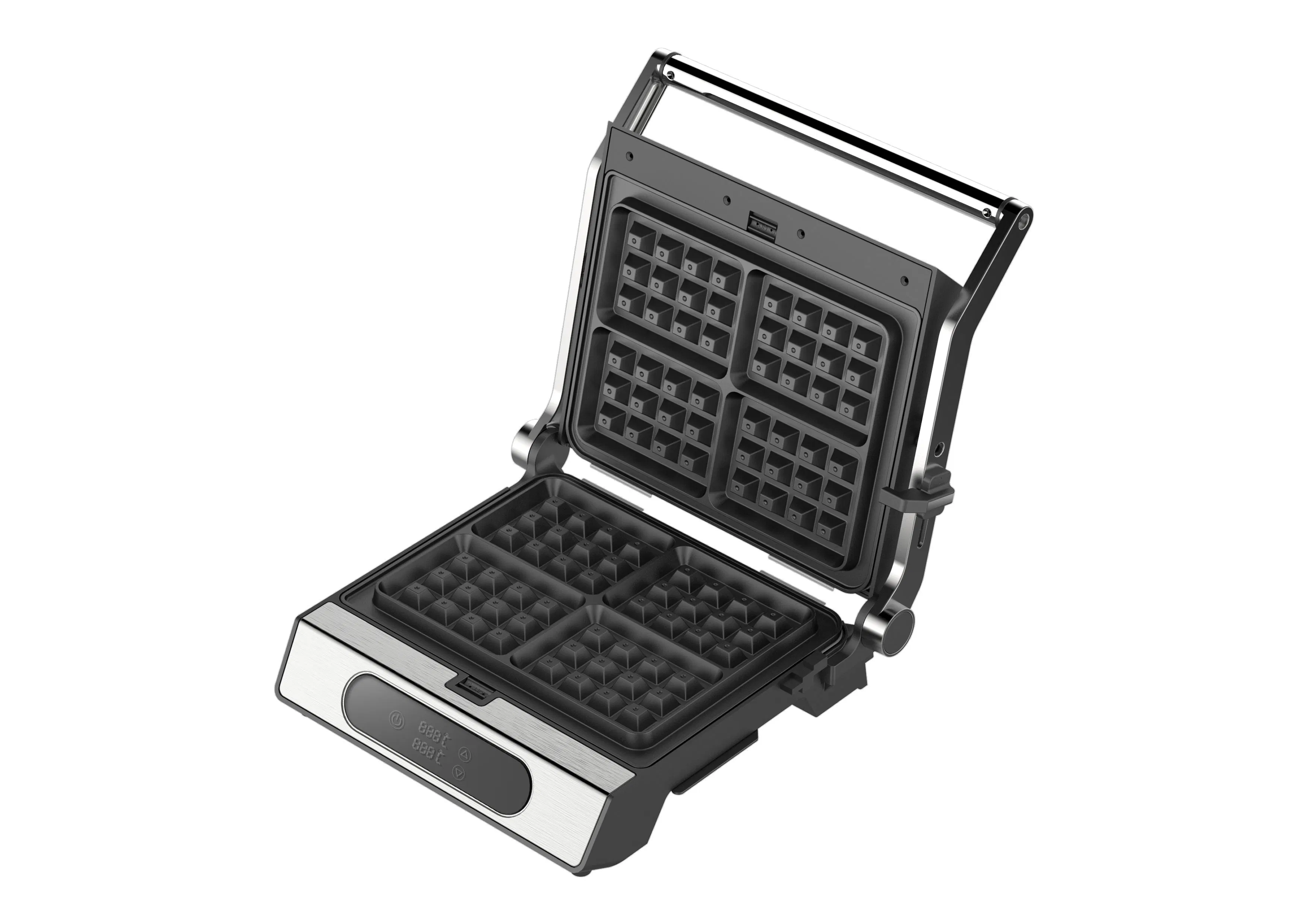 Smart Stainless Steel BBQ Electric Grill with Removeable LCD Screen