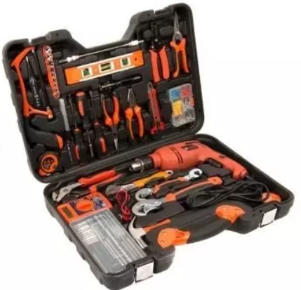 Behappy 112 PCS Household Electric Hand Tools Set